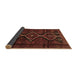 Sideview of Persian Brown Traditional Rug, tr705brn