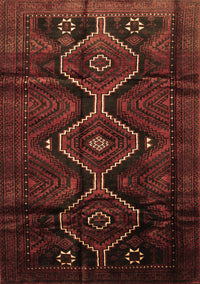 Persian Brown Traditional Rug, tr705brn