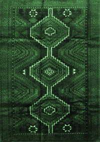 Persian Emerald Green Traditional Rug, tr705emgrn