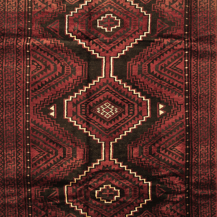 Machine Washable Persian Brown Traditional Rug, wshtr705brn