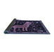 Sideview of Animal Blue Traditional Rug, tr706blu