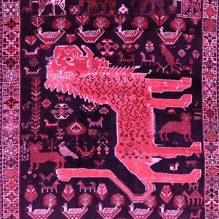 Animal Pink Traditional Rug, tr706pnk