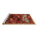 Sideview of Machine Washable Animal Brown Traditional Rug, wshtr707brn