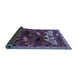 Sideview of Animal Blue Traditional Rug, tr707blu