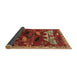 Sideview of Animal Brown Traditional Rug, tr707brn