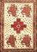 Machine Washable Persian Brown Traditional Rug, wshtr708brn