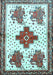 Persian Light Blue Traditional Rug, tr708lblu