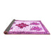 Sideview of Persian Purple Traditional Rug, tr708pur