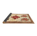 Sideview of Persian Brown Traditional Rug, tr708brn