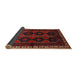 Sideview of Traditional Reddish Brown Persian Rug, tr709