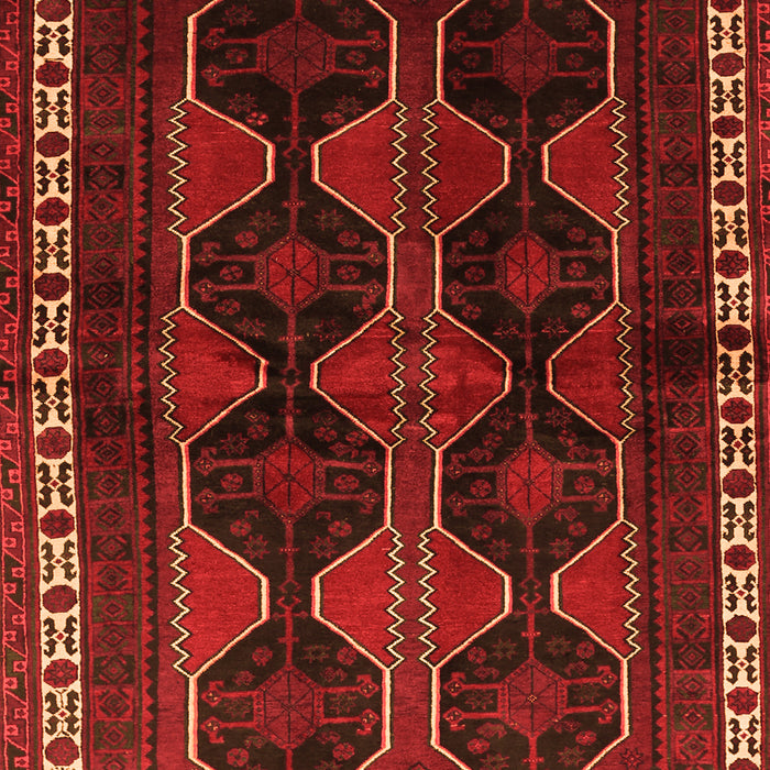 Serging Thickness of Machine Washable Persian Orange Traditional Area Rugs, wshtr709org