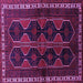 Square Persian Purple Traditional Rug, tr709pur