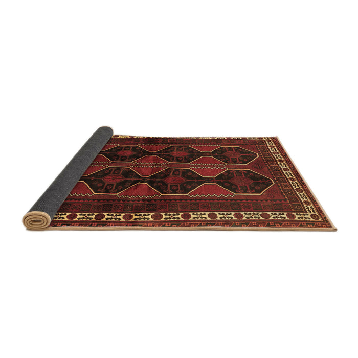 Sideview of Persian Brown Traditional Rug, tr709brn