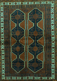 Persian Turquoise Traditional Rug, tr709turq