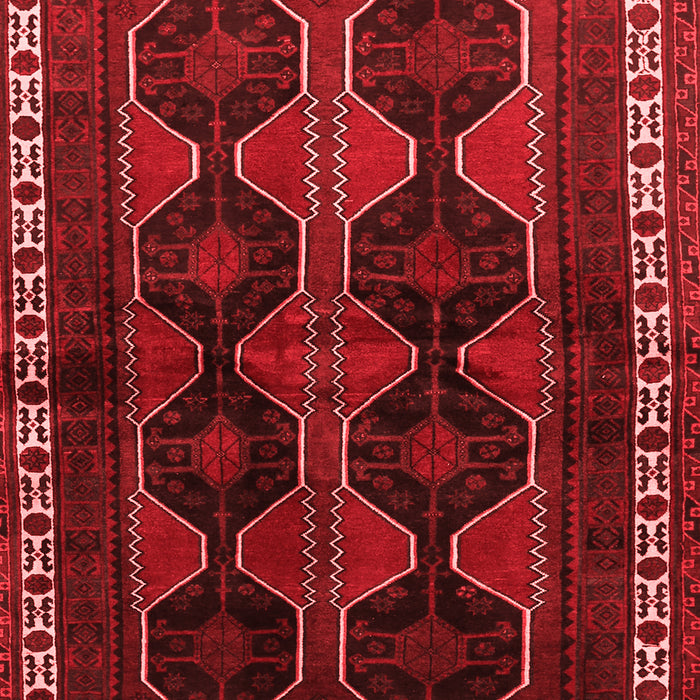Machine Washable Persian Red Traditional Rug, wshtr709red
