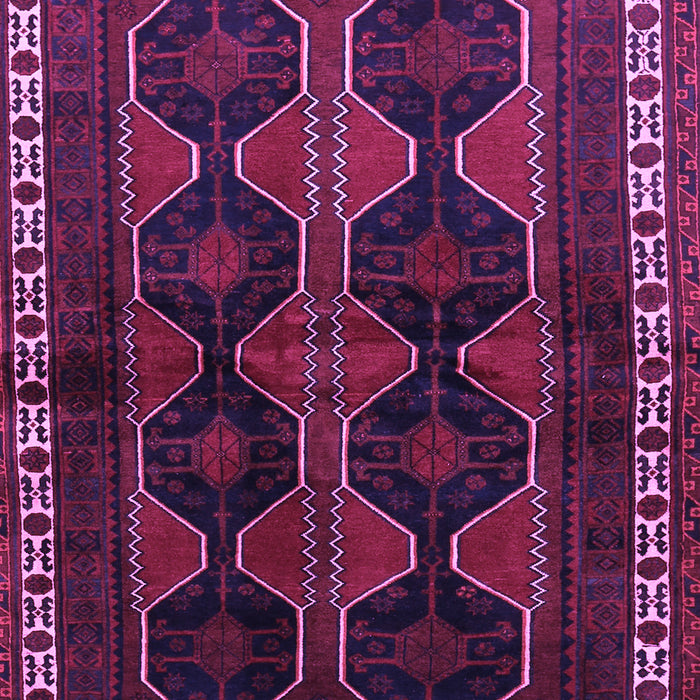 Machine Washable Persian Purple Traditional Area Rugs, wshtr709pur