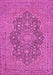 Machine Washable Persian Pink Traditional Rug, wshtr70pnk