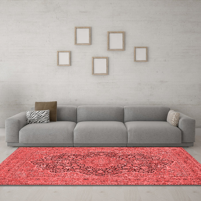 Traditional Red Washable Rugs