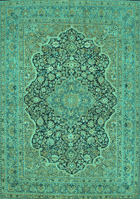 Persian Turquoise Traditional Rug, tr70turq