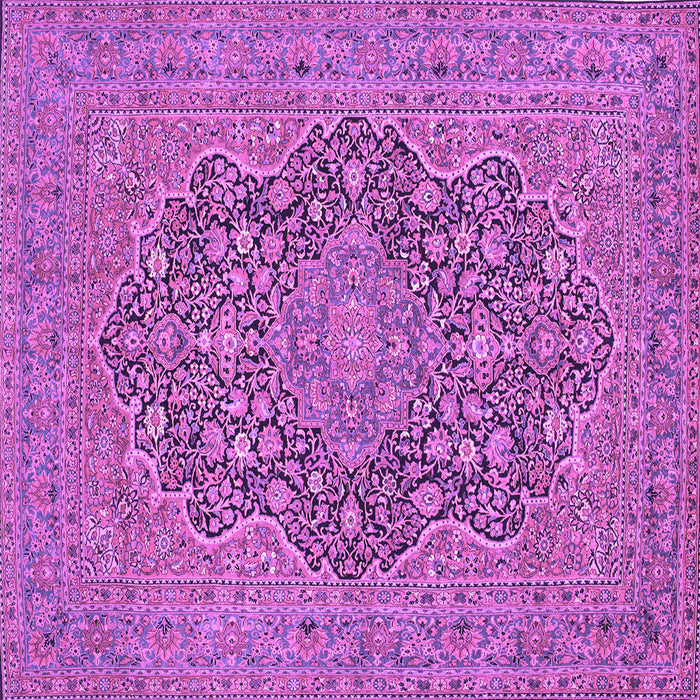 Square Persian Purple Traditional Rug, tr70pur