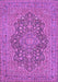 Machine Washable Persian Purple Traditional Area Rugs, wshtr70pur