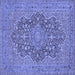 Square Persian Blue Traditional Rug, tr70blu