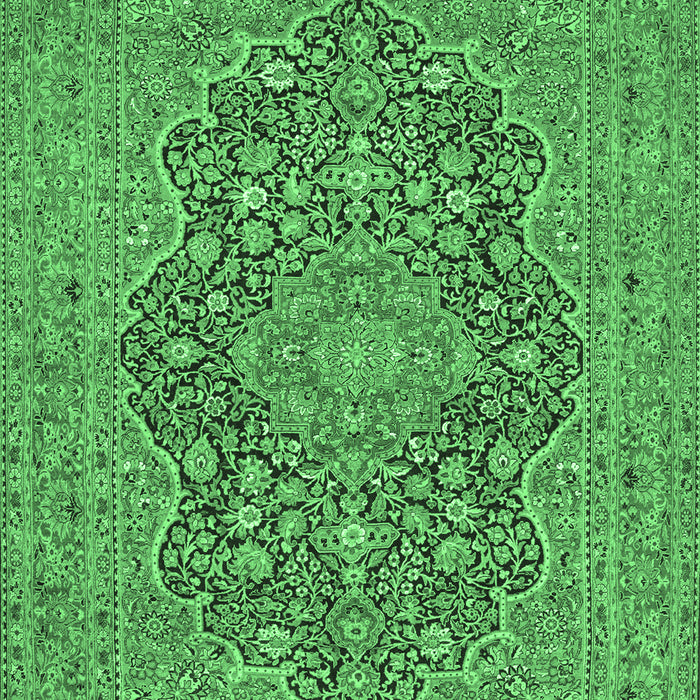 Persian Emerald Green Traditional Rug, tr70emgrn