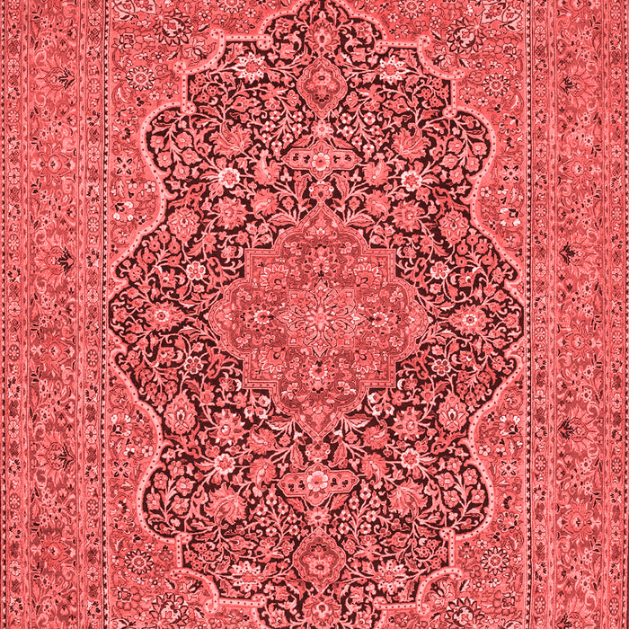 Machine Washable Persian Red Traditional Rug, wshtr70red