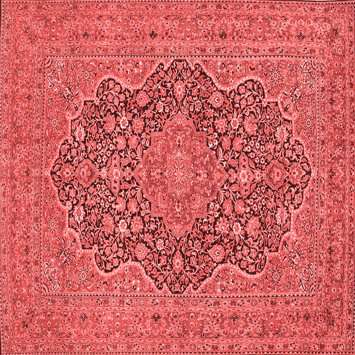 Machine Washable Persian Red Traditional Rug, wshtr70red