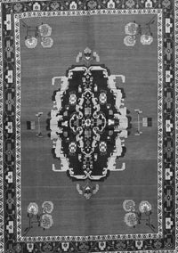 Medallion Gray Traditional Rug, tr710gry