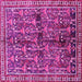 Square Persian Pink Traditional Rug, tr711pnk