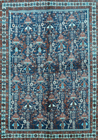 Persian Light Blue Traditional Rug, tr711lblu