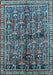 Persian Light Blue Traditional Rug, tr711lblu