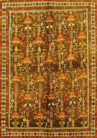 Persian Yellow Traditional Rug, tr711yw