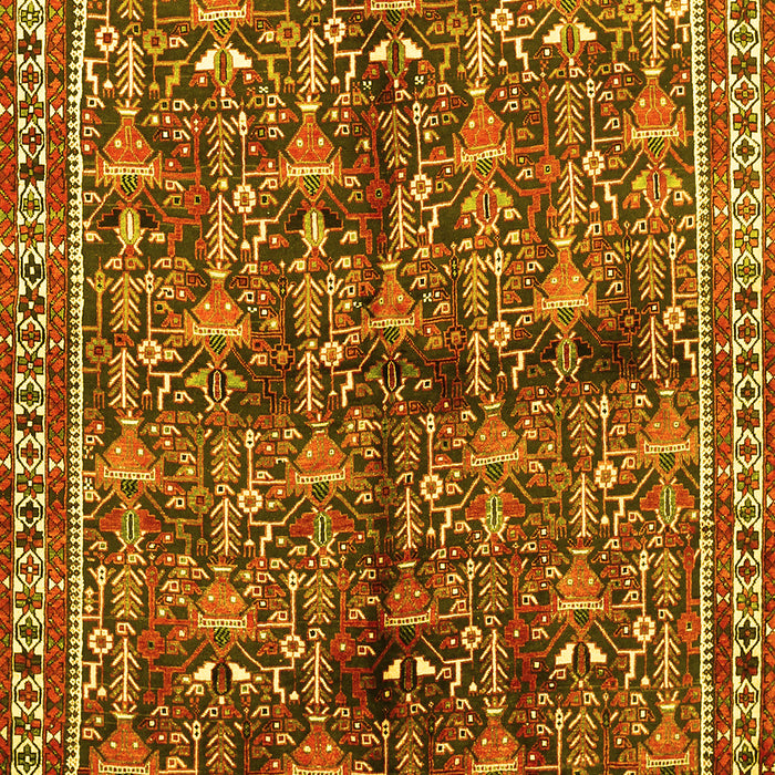 Persian Yellow Traditional Rug, tr711yw