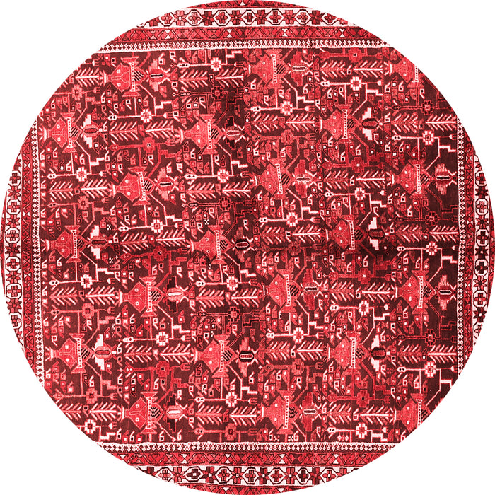 Machine Washable Persian Red Traditional Rug, wshtr711red