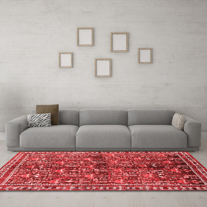 Traditional Red Washable Rugs