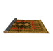 Sideview of Persian Yellow Traditional Rug, tr712yw