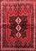 Persian Red Traditional Area Rugs