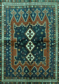 Persian Turquoise Traditional Rug, tr712turq