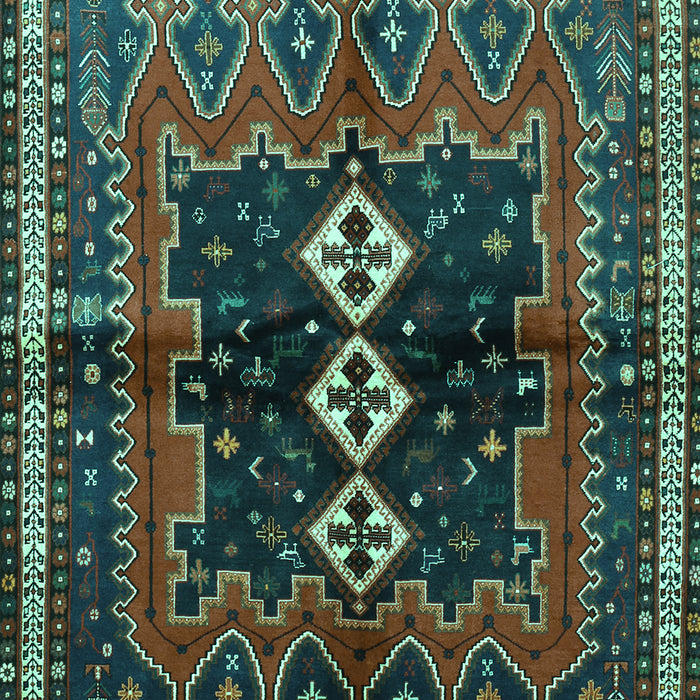 Persian Turquoise Traditional Rug, tr712turq