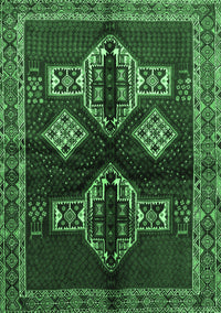 Persian Emerald Green Traditional Rug, tr713emgrn