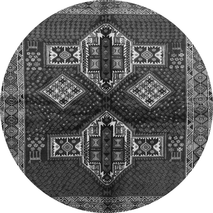 Square Persian Gray Traditional Rug, tr713gry