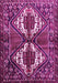 Machine Washable Persian Pink Traditional Rug, wshtr714pnk