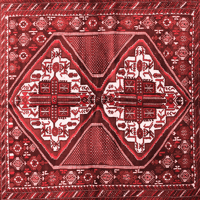 Machine Washable Persian Red Traditional Rug, wshtr714red