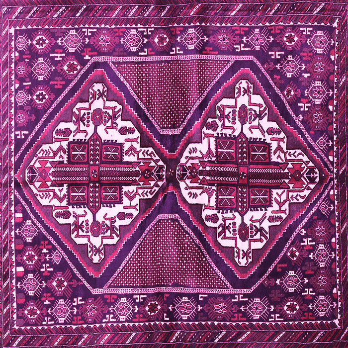 Square Persian Pink Traditional Rug, tr714pnk