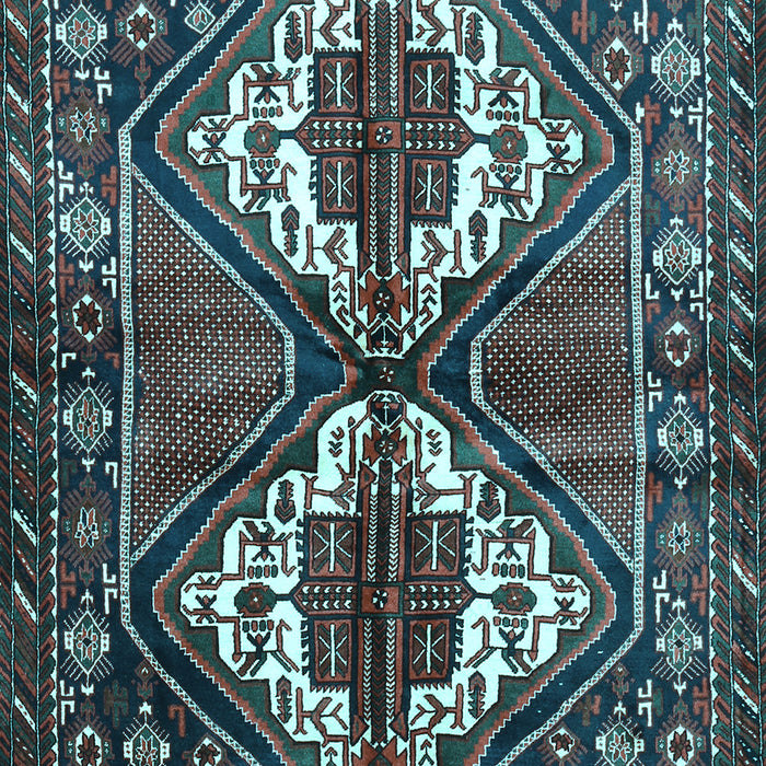 Machine Washable Persian Light Blue Traditional Rug, wshtr714lblu