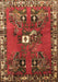 Machine Washable Persian Brown Traditional Rug, wshtr715brn