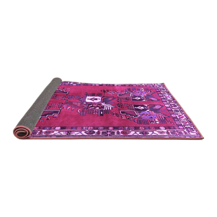 Sideview of Persian Purple Traditional Rug, tr715pur
