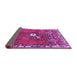 Sideview of Persian Purple Traditional Rug, tr715pur